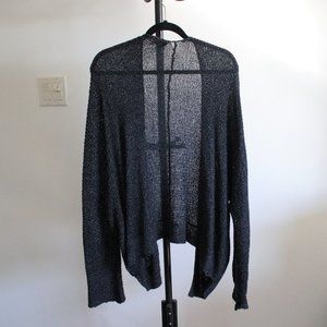 Black Gray Over-sized BDG Cardigan UO